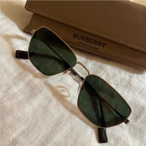 Burberry women's Sunglasses with Dark Green Lenses